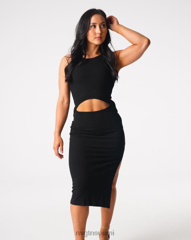 NVGTN Suomi 8D6ZZ718 NVGTN naiset kadonnut paratiisissa maxi-mekko musta elämäntapa