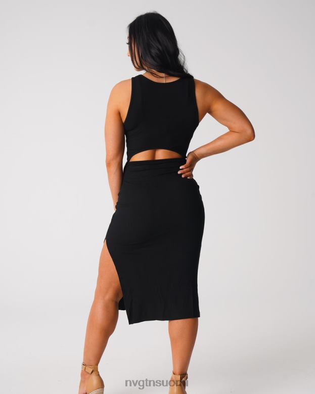 NVGTN Suomi 8D6ZZ718 NVGTN naiset kadonnut paratiisissa maxi-mekko musta elämäntapa