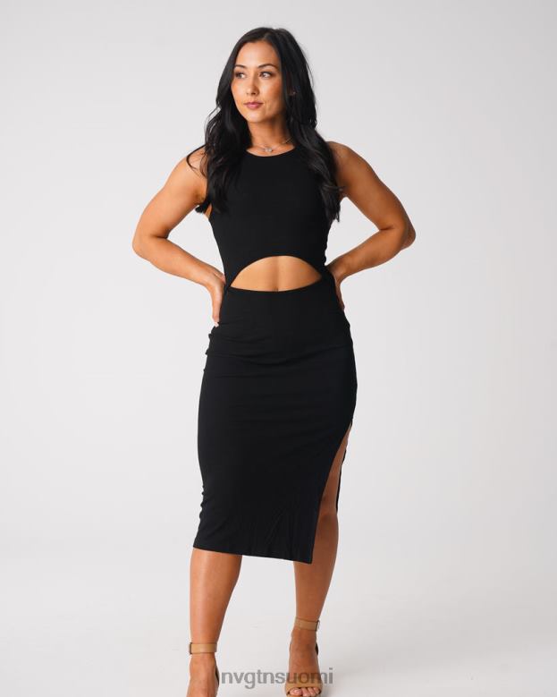 NVGTN Suomi 8D6ZZ718 NVGTN naiset kadonnut paratiisissa maxi-mekko musta elämäntapa