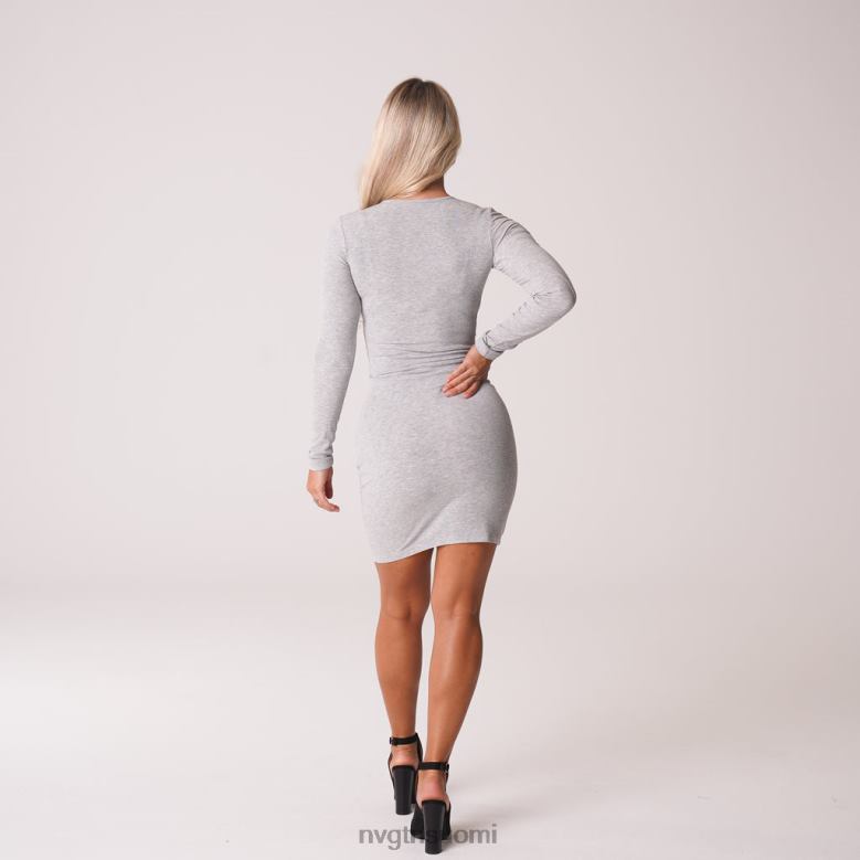 NVGTN Suomi 8D6ZZ724 NVGTN naiset helppo daze resori midi-mekko harmaa elämäntapa