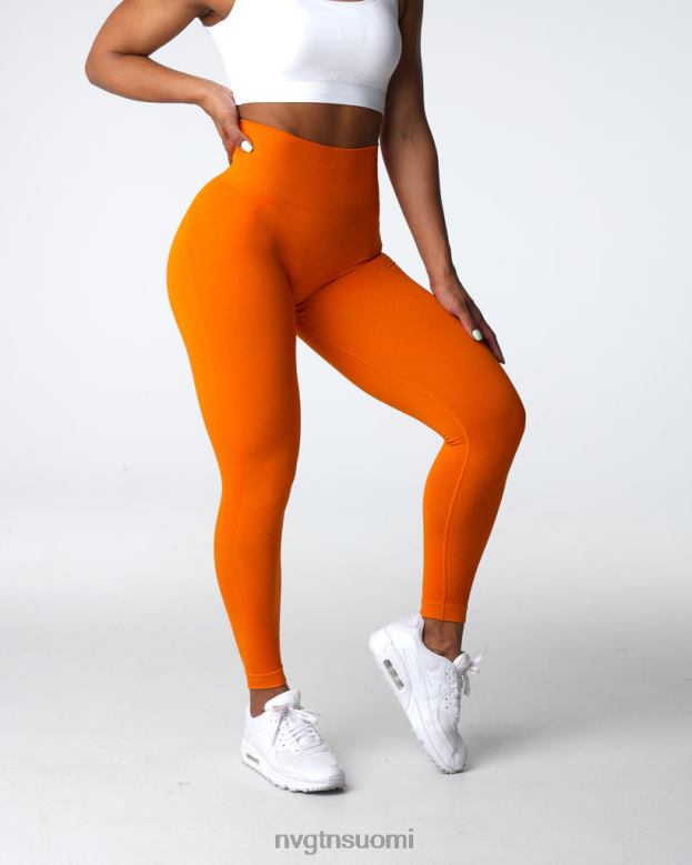 NVGTN Leggings 8D6ZZ489 NVGTN naiset contour 2.0 saumattomat leggingsit mandariini kunto