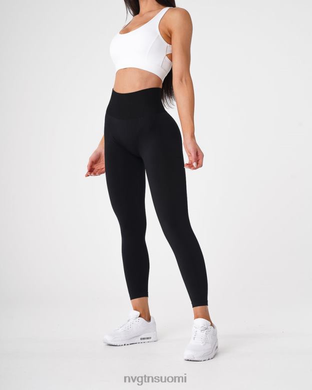 NVGTN Leggings 8D6ZZ495 NVGTN naiset kiinteät saumattomat leggingsit musta kunto