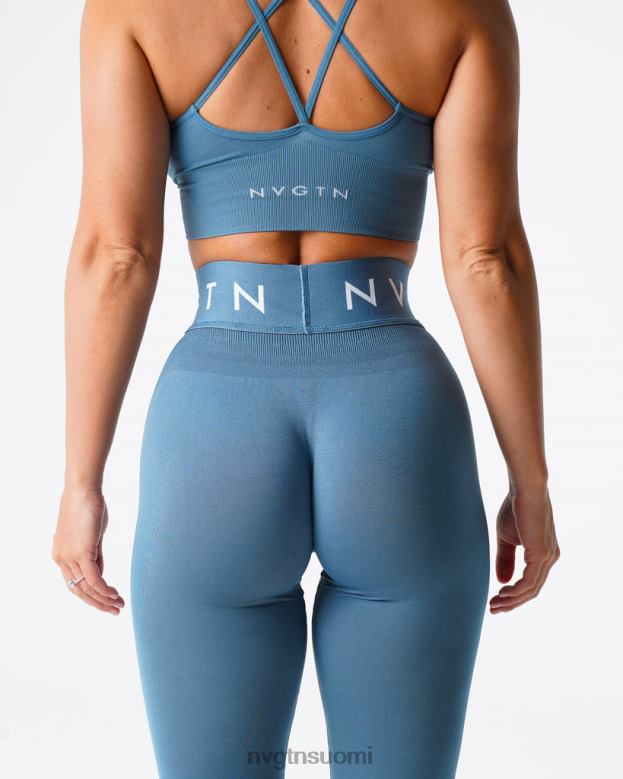 NVGTN Leggings 8D6ZZ498 NVGTN naiset urheilulliset saumattomat leggingsit kiven sininen kunto