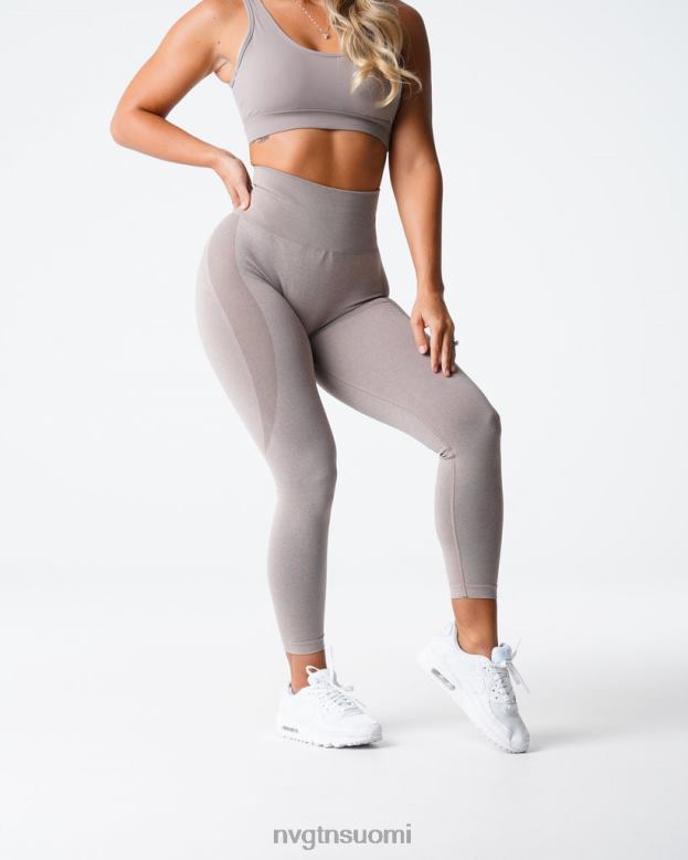 NVGTN Leggings 8D6ZZ504 NVGTN naiset ääriviivat saumattomat leggingsit taupe kunto