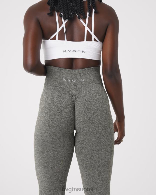 NVGTN Leggings 8D6ZZ561 NVGTN naiset scrunch saumattomat leggingsit khakin vihreä kunto