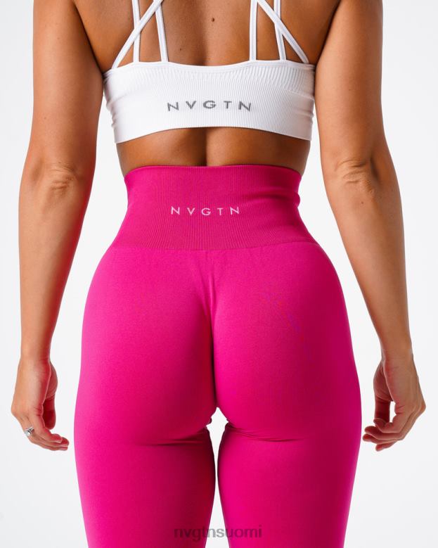 NVGTN Leggings 8D6ZZ576 NVGTN naiset kiinteät saumattomat leggingsit magenta kunto