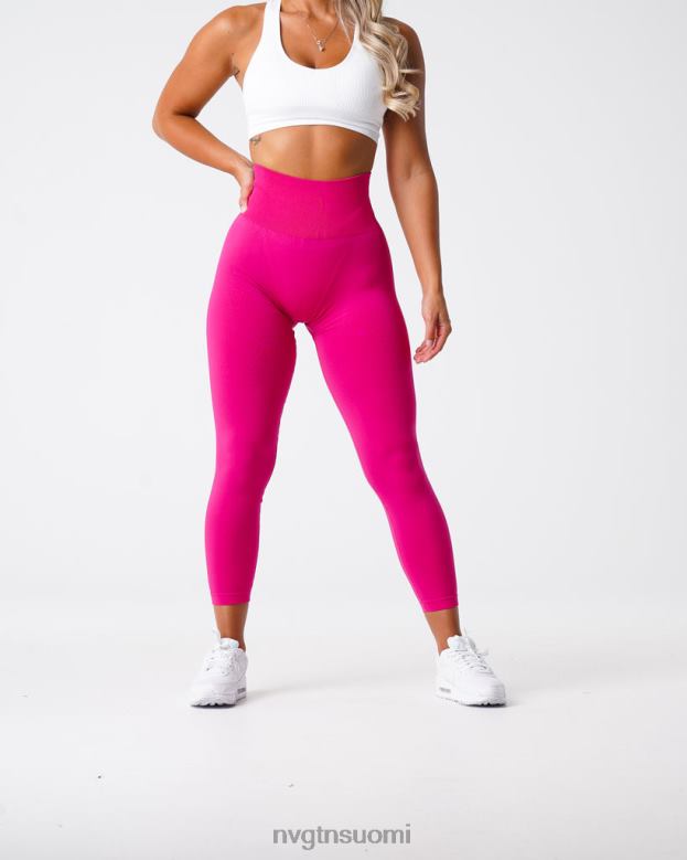 NVGTN Leggings 8D6ZZ576 NVGTN naiset kiinteät saumattomat leggingsit magenta kunto