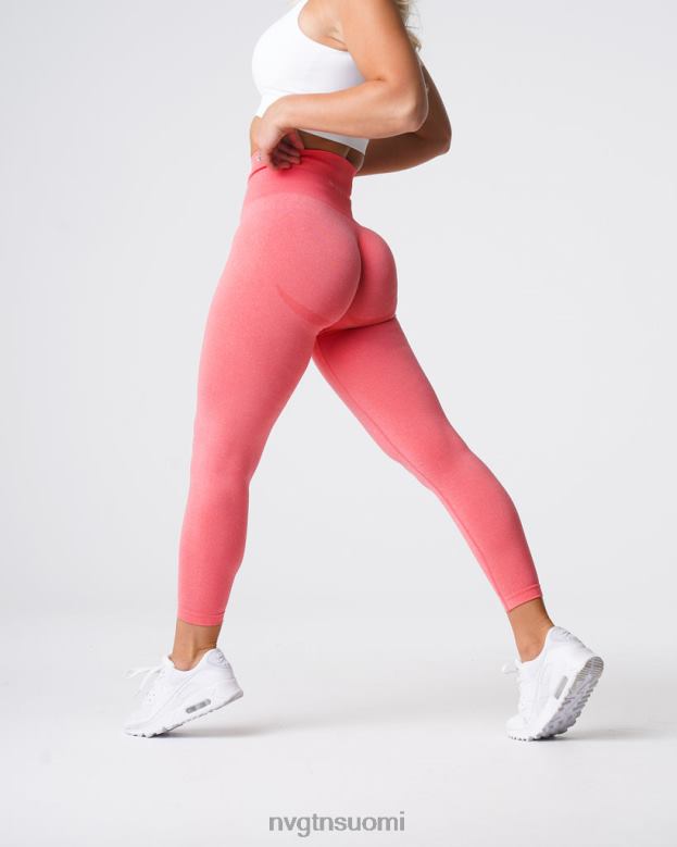 NVGTN Leggings 8D6ZZ612 NVGTN naiset kaarevat saumattomat leggingsit koralli kunto