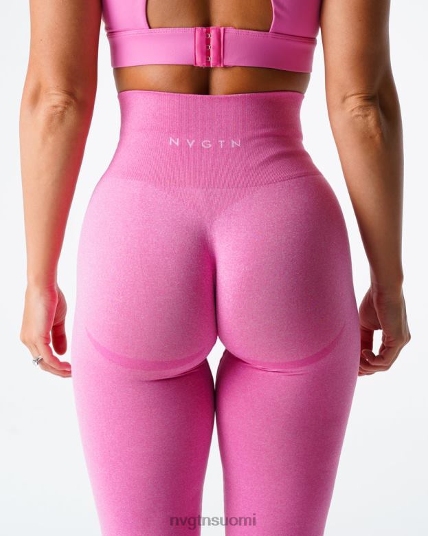 NVGTN Leggings 8D6ZZ627 NVGTN naiset kaarevat saumattomat leggingsit purukumi pinkki kunto