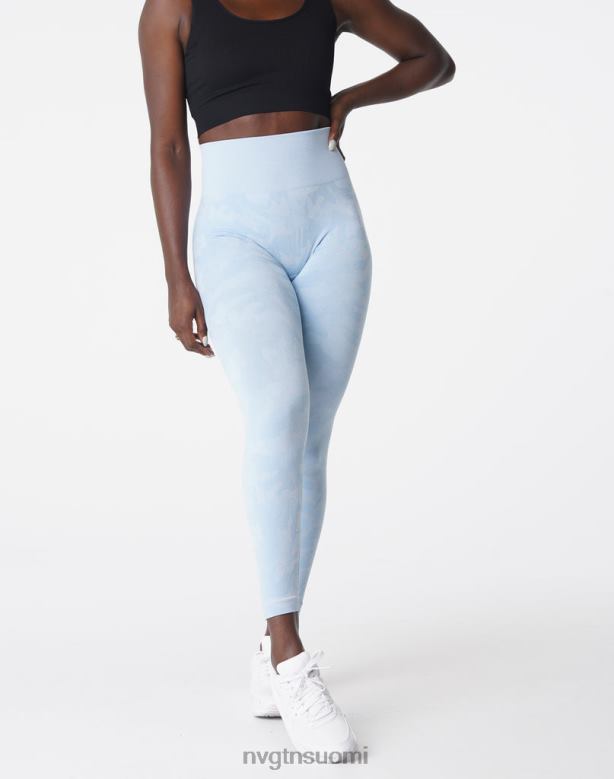 NVGTN Leggings 8D6ZZ663 NVGTN naiset camo saumattomat leggingsit jäinen sininen kunto