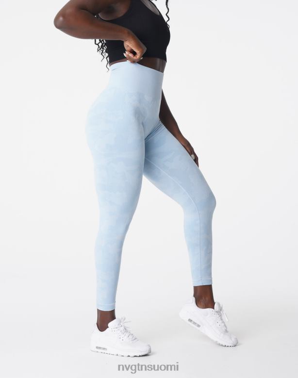 NVGTN Leggings 8D6ZZ663 NVGTN naiset camo saumattomat leggingsit jäinen sininen kunto