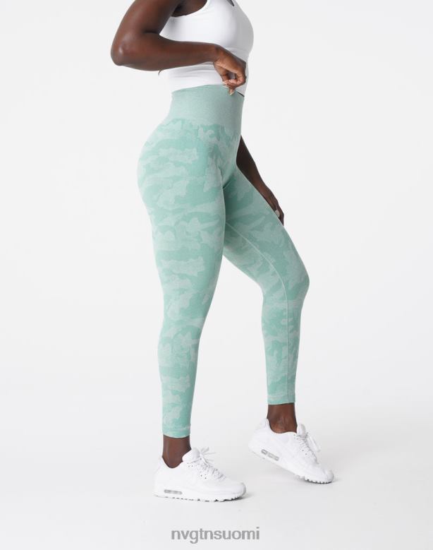 NVGTN Leggings 8D6ZZ672 NVGTN naiset camo saumattomat leggingsit salvian vihreä kunto