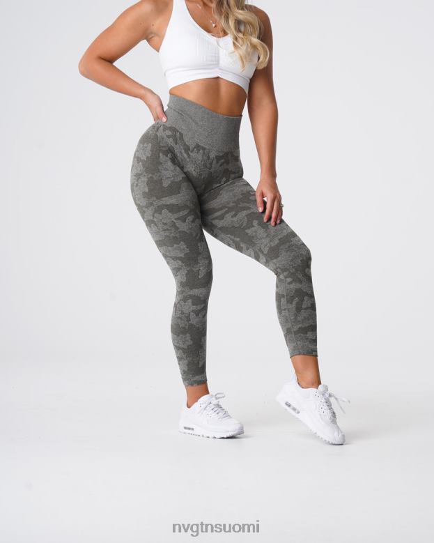 NVGTN Leggings 8D6ZZ675 NVGTN naiset camo saumattomat leggingsit khakin vihreä kunto