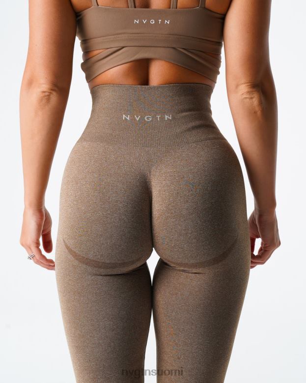 NVGTN Suomi 8D6ZZ622 NVGTN naiset kaarevat saumattomat leggingsit mokka kunto