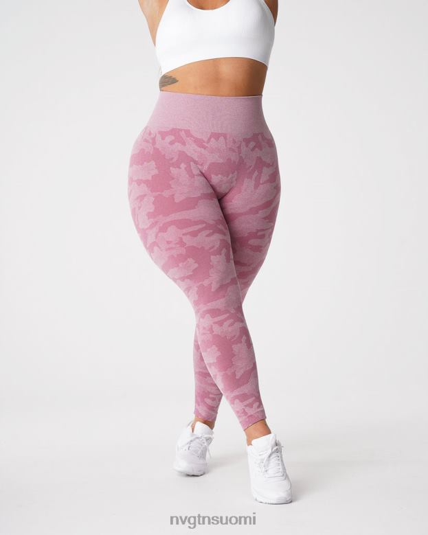 NVGTN Suomi 8D6ZZ670 NVGTN naiset camo saumattomat leggingsit pastelli pinkki kunto