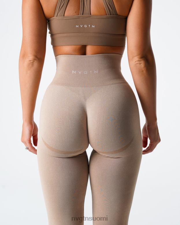 NVGTN Trikoot 8D6ZZ509 NVGTN naiset ääriviivat saumattomat leggingsit beige kunto