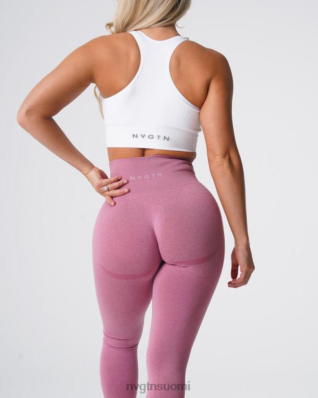 NVGTN Trikoot 8D6ZZ521 NVGTN naiset ääriviivat saumattomat leggingsit pastelli pinkki kunto