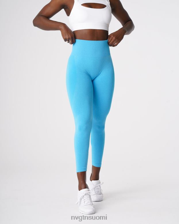 NVGTN Trikoot 8D6ZZ530 NVGTN naiset ääriviivat saumattomat leggingsit aqua kunto