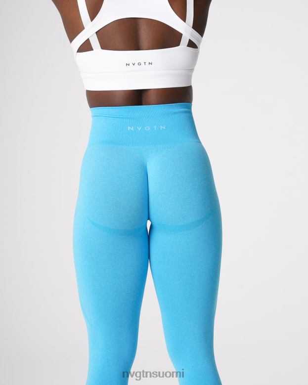 NVGTN Trikoot 8D6ZZ530 NVGTN naiset ääriviivat saumattomat leggingsit aqua kunto