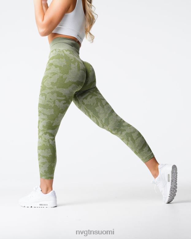 NVGTN Trikoot 8D6ZZ548 NVGTN naiset camo saumattomat leggingsit niitty kunto