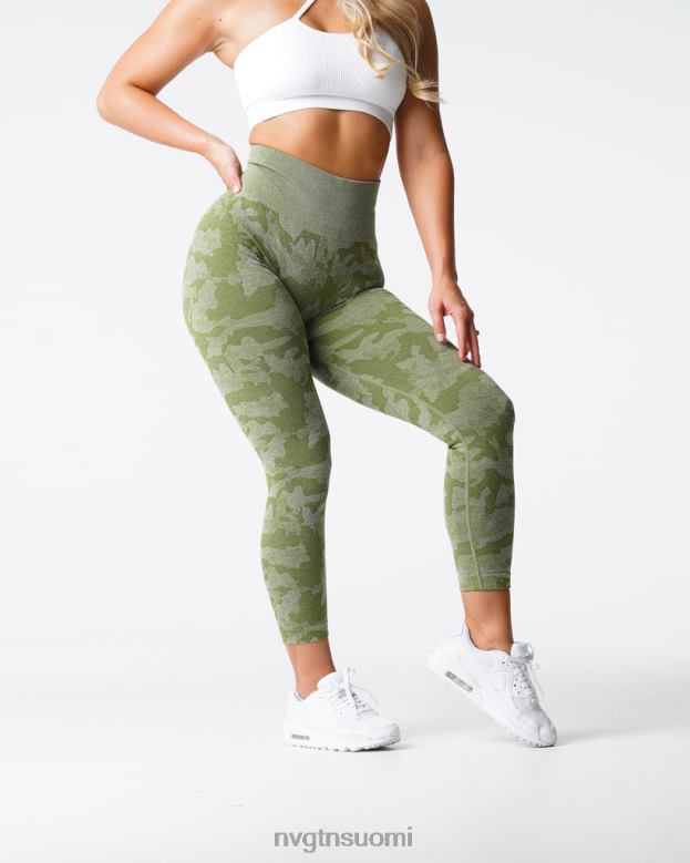 NVGTN Trikoot 8D6ZZ548 NVGTN naiset camo saumattomat leggingsit niitty kunto