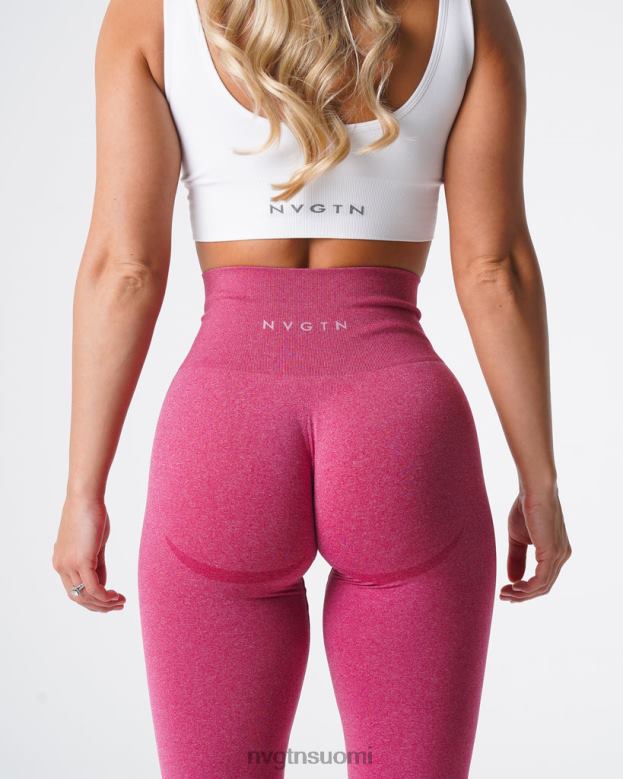 NVGTN Trikoot 8D6ZZ617 NVGTN naiset kaarevat saumattomat leggingsit karmiininpunainen kunto