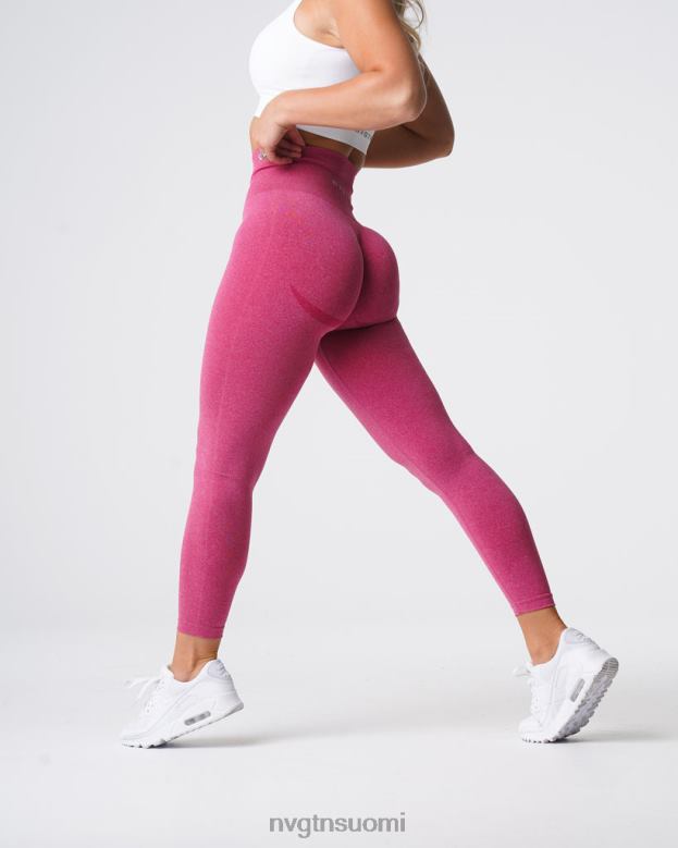 NVGTN Trikoot 8D6ZZ617 NVGTN naiset kaarevat saumattomat leggingsit karmiininpunainen kunto