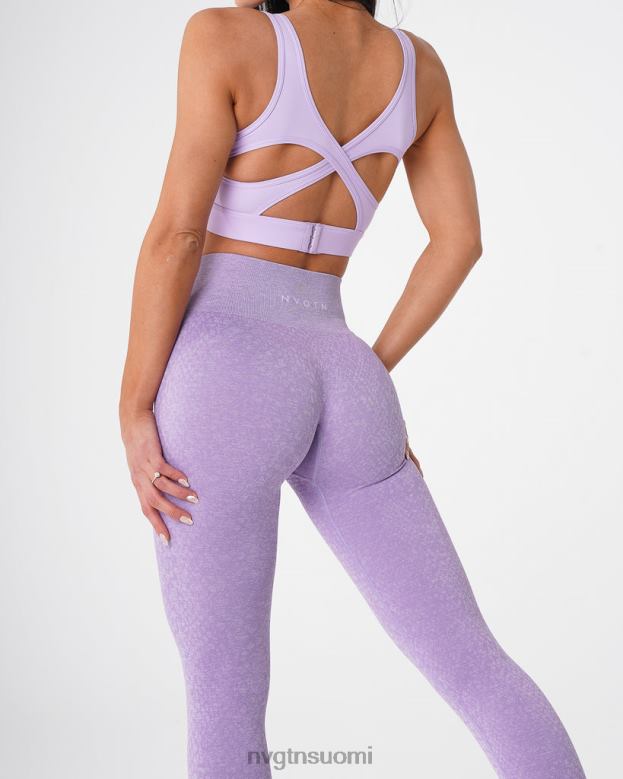 NVGTN Trikoot 8D6ZZ692 NVGTN naiset käärmeennahkaiset saumattomat leggingsit liila kunto