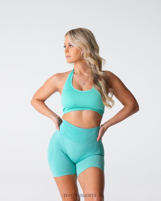 NVGTN Suomi 8D6ZZ117 NVGTN naiset rajattomat uurretut saumattomat riimurintaliivit minttu kunto