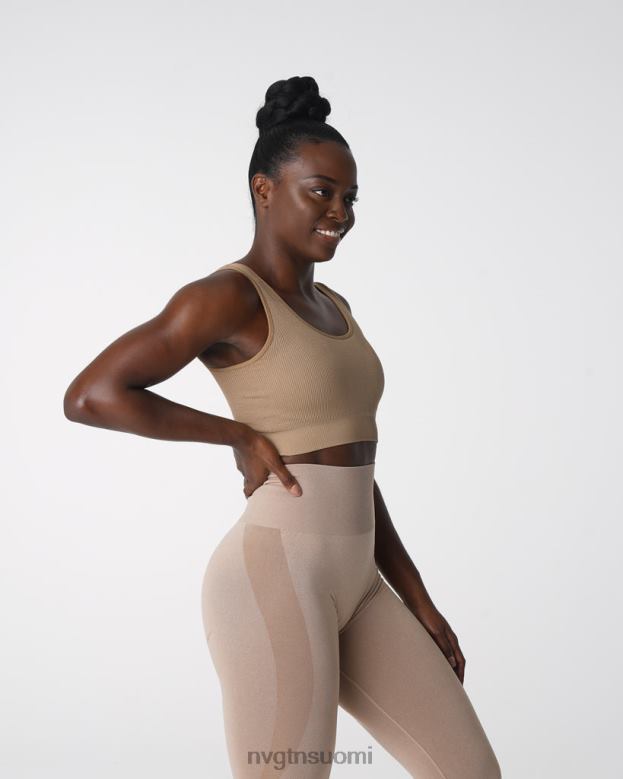 NVGTN Suomi 8D6ZZ141 NVGTN naiset halu uurretut saumattomat rintaliivit beige kunto