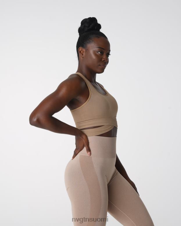 NVGTN Suomi 8D6ZZ145 NVGTN naiset veistokselliset saumattomat rintaliivit beige kunto