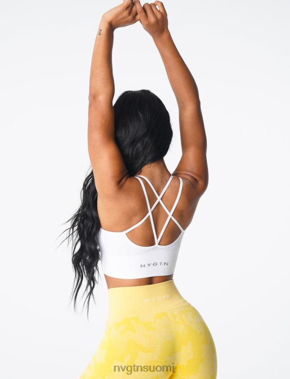 NVGTN Suomi 8D6ZZ163 NVGTN naiset kukoistavat saumattomat rintaliivit valkoinen kunto