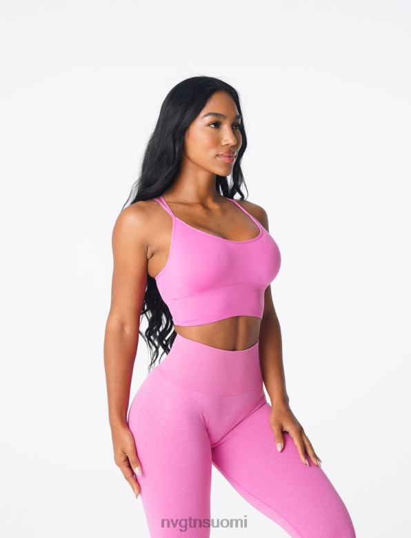 NVGTN Suomi 8D6ZZ168 NVGTN naiset kukoistavat saumattomat rintaliivit purukumi pinkki kunto