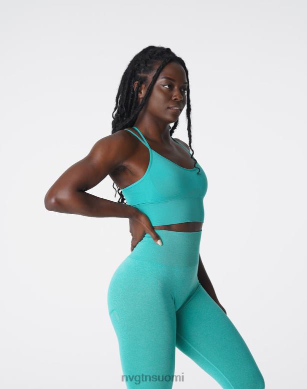 NVGTN Suomi 8D6ZZ169 NVGTN naiset kukoistavat saumattomat rintaliivit turkoosi kunto