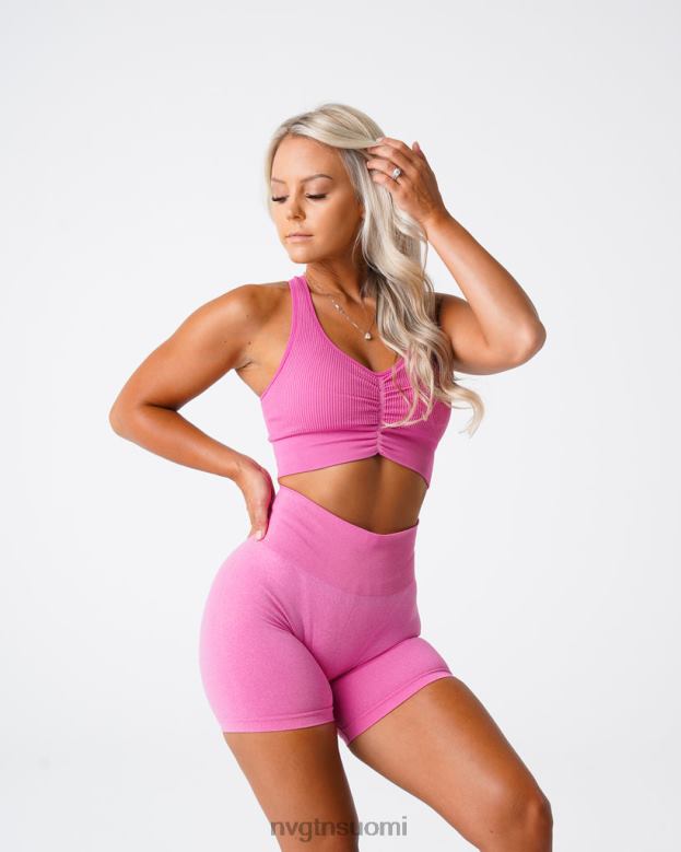 NVGTN Suomi 8D6ZZ207 NVGTN naiset saumattomat rintaliivit purukumi pinkki kunto