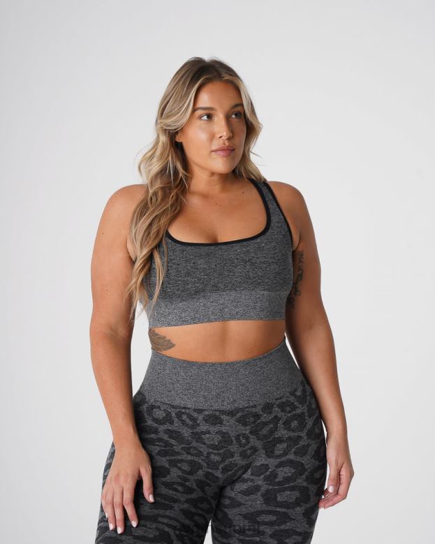 NVGTN Suomi 8D6ZZ213 NVGTN naiset Leopard eclipse saumattomat rintaliivit mustapilkuinen kunto