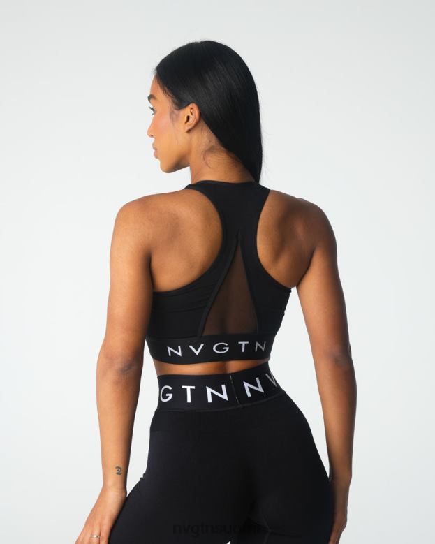 NVGTN Suomi 8D6ZZ21 NVGTN naiset vanhat saumattomat urheilurintaliivit musta kunto