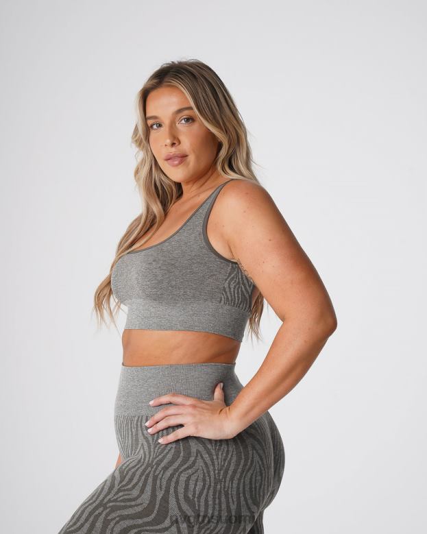 NVGTN Suomi 8D6ZZ220 NVGTN naiset zebra eclipse saumattomat rintaliivit khakin vihreä kunto