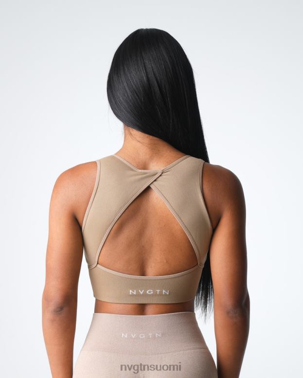 NVGTN Suomi 8D6ZZ3 NVGTN naiset vahvistavat saumattomat rintaliivit beige kunto