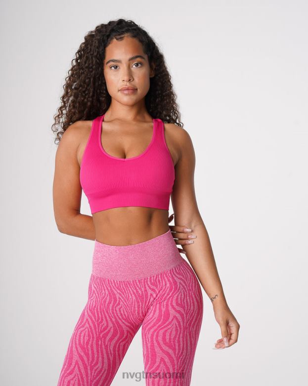 NVGTN Suomi 8D6ZZ64 NVGTN naiset galaxy uurretut saumattomat rintaliivit fuksia kunto