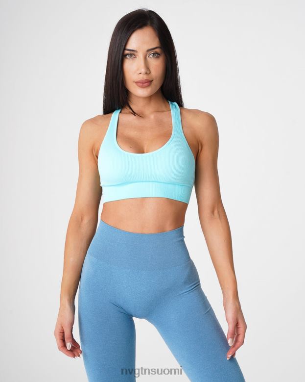 NVGTN Suomi 8D6ZZ67 NVGTN naiset galaxy uurretut saumattomat rintaliivit aqua kunto