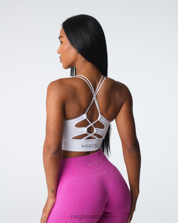 NVGTN Suomi 8D6ZZ6 NVGTN naiset kukoistavat saumattomat rintaliivit valkoinen kunto