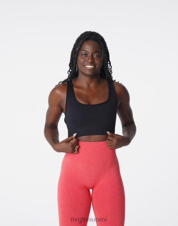 NVGTN Trikoot 8D6ZZ107 NVGTN naiset eclipse saumattomat rintaliivit musta kunto