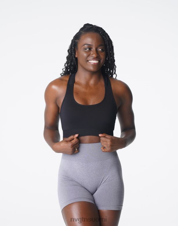 NVGTN Trikoot 8D6ZZ128 NVGTN naiset surge saumattomat rintaliivit musta kunto