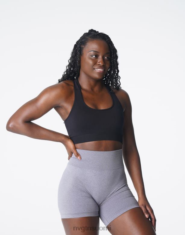 NVGTN Trikoot 8D6ZZ128 NVGTN naiset surge saumattomat rintaliivit musta kunto