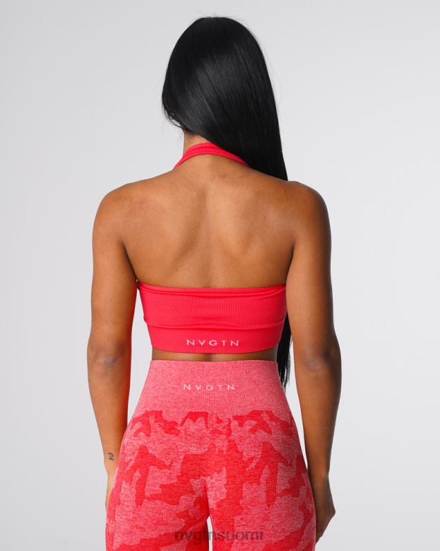 NVGTN Trikoot 8D6ZZ137 NVGTN naiset rajattomat uurretut saumattomat riimurintaliivit karkki omena kunto