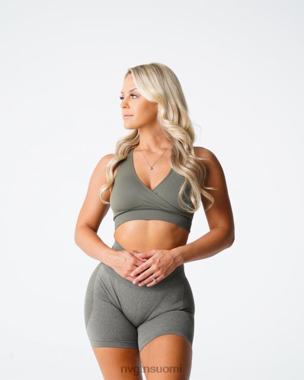 NVGTN Trikoot 8D6ZZ143 NVGTN naiset pursuit saumattomat rintaliivit khakin vihreä kunto