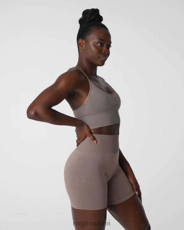 NVGTN Trikoot 8D6ZZ164 NVGTN naiset kukoistavat saumattomat rintaliivit taupe kunto