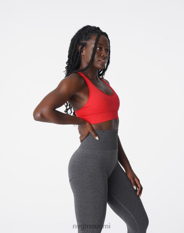 NVGTN Trikoot 8D6ZZ167 NVGTN naiset galaxy uurretut saumattomat rintaliivit helakanpunainen kunto