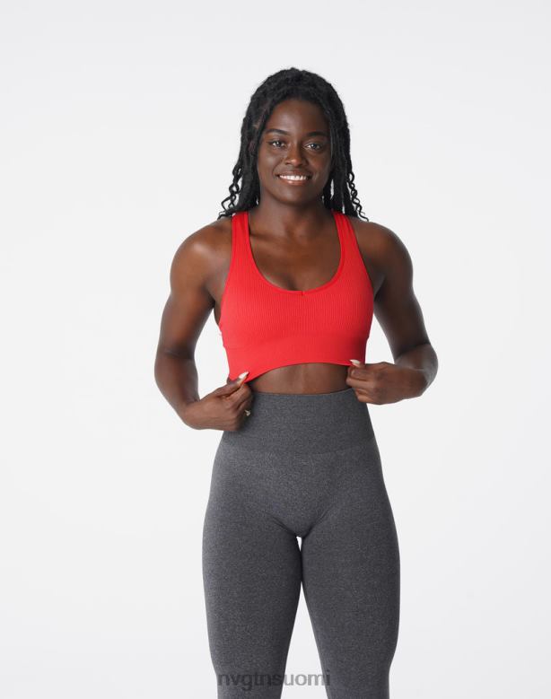 NVGTN Trikoot 8D6ZZ167 NVGTN naiset galaxy uurretut saumattomat rintaliivit helakanpunainen kunto